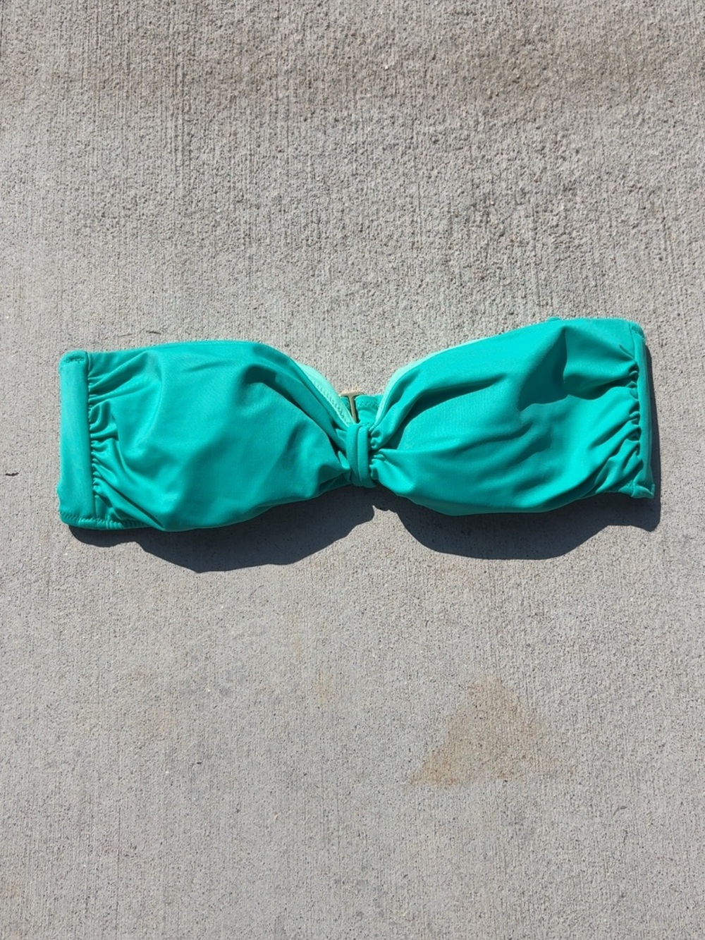 Victoria's Secret Teal Bandeau Bikini Top